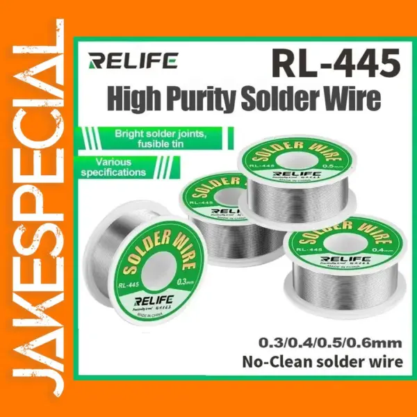 RELIFE RL-445 High Purity Solder Wire 0.3-0.6mm