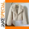 Luxury Gradient Faux Fur Coat for Women