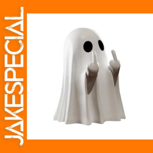 Halloween Ghost Middle Finger Ornament Decor