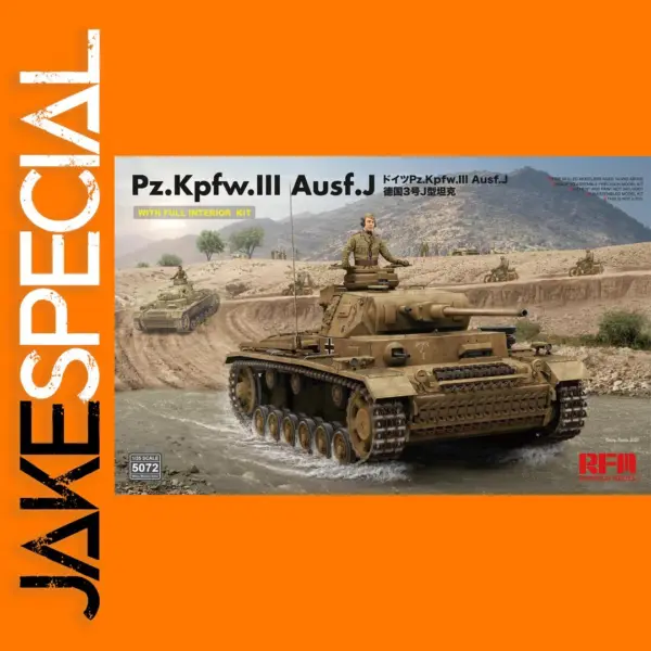 Rye Field Model RM5072 Panzer III J Model Kit