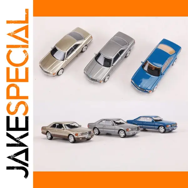 1:64 Scale Mercedes 500SEC Diecast Model Car