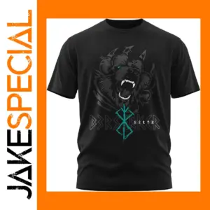 Nordic Warrior Bear Fighter T-Shirt S-3XL