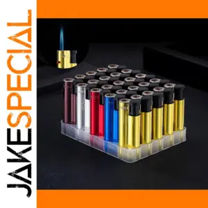 25PCS Windproof Jet Torch Lighters for Cigars and Cigarettes