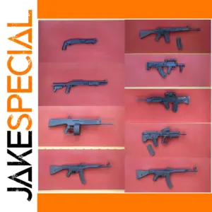 1/12 Scale Mini Gun Model for Action Figures