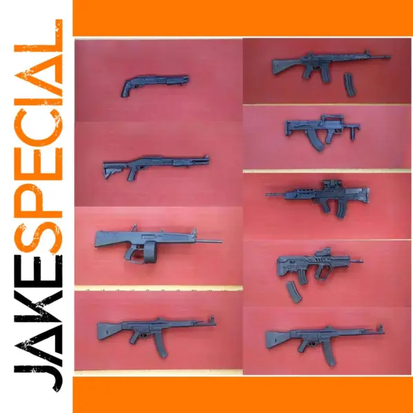 1/12 Scale Mini Gun Model for Action Figures