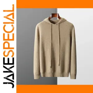 Men's Extrafine Merino Wool Hoodie Sweatshirt