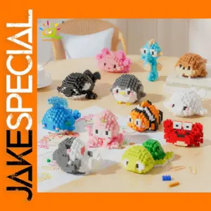 Mini Cute Shark Turtle Crab Building Blocks Set