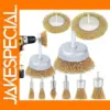 Wire Brush Wheel Cup Brush Set, 10 Pack