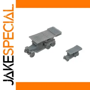5PCS BM-13 Katyusha Rocket Artillery Models