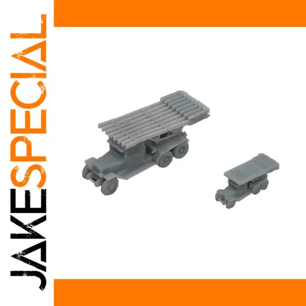 5PCS BM-13 Katyusha Rocket Artillery Models