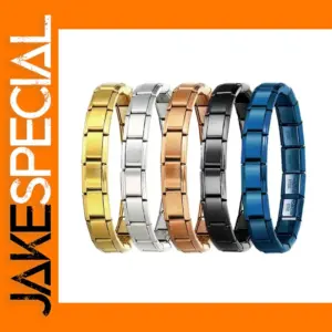 Italian Stainless Steel Charm Links for Bracelets