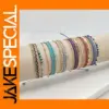 Boho Multilayer Fabric Bracelet for Women