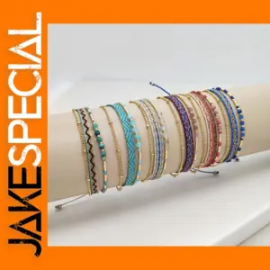 Boho Multilayer Fabric Bracelet for Women