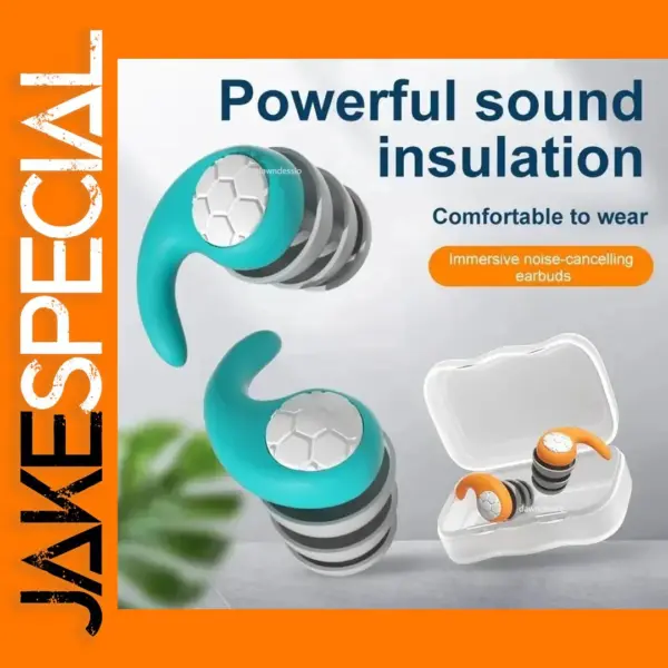 Waterproof Silicone Noise Cancelling Earplugs