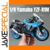 1/9 Yamaha YZF-R1M Racing Diecast Motorcycle