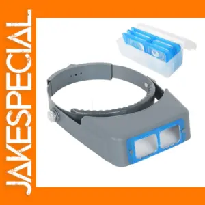 Headband Magnifier with 4 Interchangeable Lenses