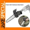 Chainsaw Adapter for Electric Drill Conversion