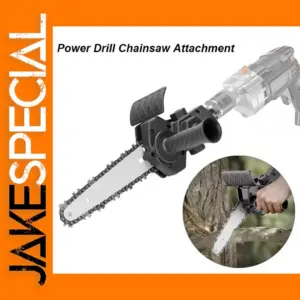 Chainsaw Adapter for Electric Drill Conversion