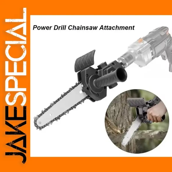 Chainsaw Adapter for Electric Drill Conversion
