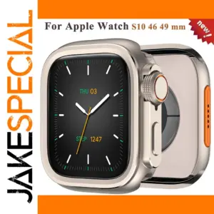 Aluminum Alloy Ultra Bumper Case for Apple Watch Series 10 46mm