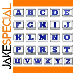 Stainless Steel DIY Name Charm Bracelet