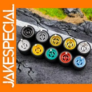 1/64 ABS Wheels with Rubber Tires for Models