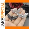 5pcs Gothic Death Head Moth Pendants