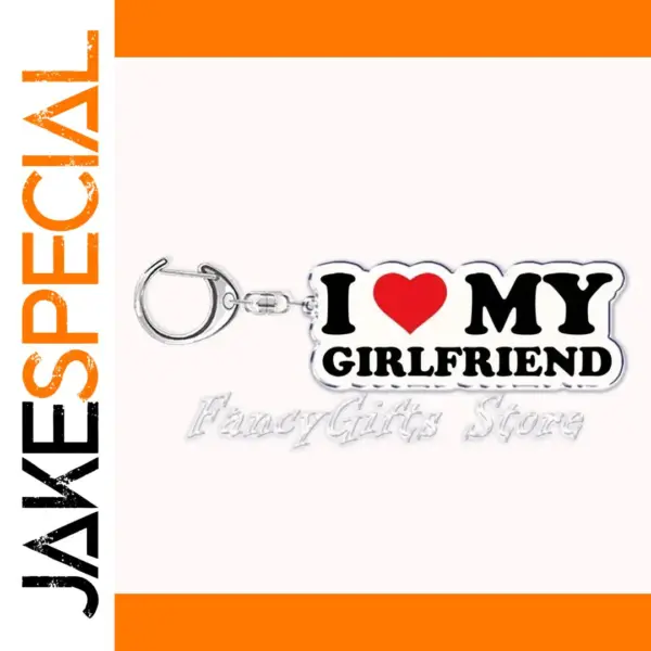 Trendy Acrylic Keychain for Couples