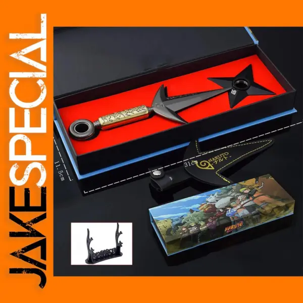 Naruto Kunai and Shuriken Metal Model Set