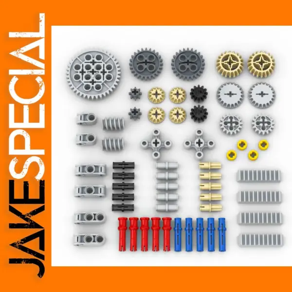 MOC Compatible Building Blocks Axle Pin Set
