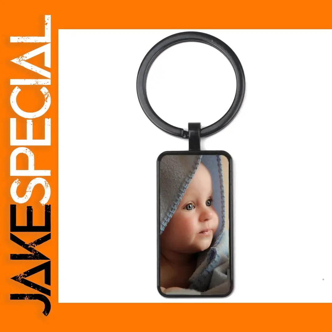Custom Silver Photo Keychain for Loved Ones 1 Custom Silver Photo Keychain for Loved Ones