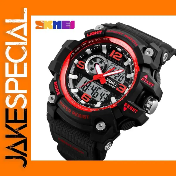 Men's Digital Military Waterproof Sport Watch