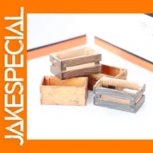 Dollhouse Miniature Bamboo Storage Basket
