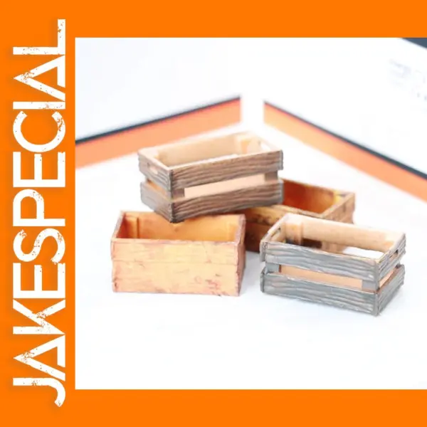 Dollhouse Miniature Bamboo Storage Basket