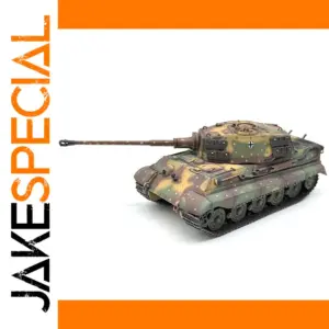 1/72 King Tiger Tank Camouflage Collectible Model