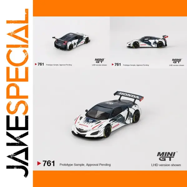 Honda NSX GT3 EVO Diecast Model 1:64 Scale