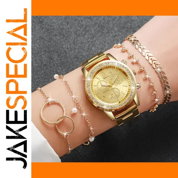 Fashion Women Quartz Watch Bracelet Set V248