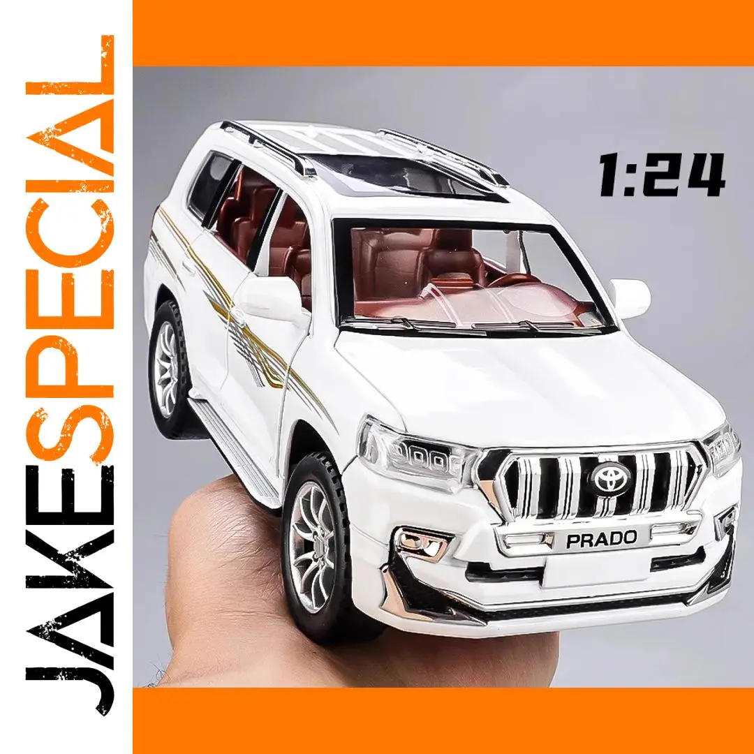 1:24 Toyota Prado Off Road Diecast Model Car 1 1:24 Toyota Prado Off Road Diecast Model Car