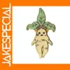 Mandrake Leaves Enamel Pin Cartoon Brooch Plant Badge