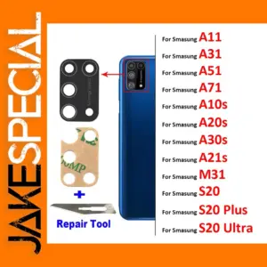 Samsung A30S and S20 Ultra Back Camera Glass Lens Replacement