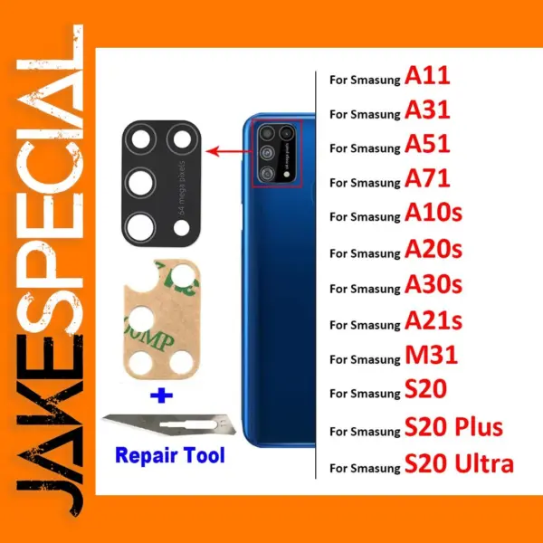 Samsung A30S and S20 Ultra Back Camera Glass Lens Replacement