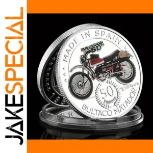 Bultaco Matador Commemorative Silver Coin 1PC