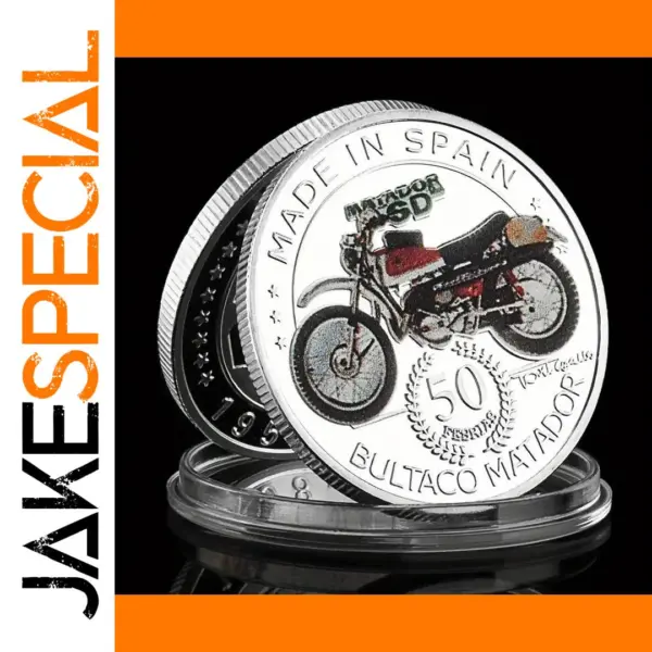 Bultaco Matador Commemorative Silver Coin 1PC