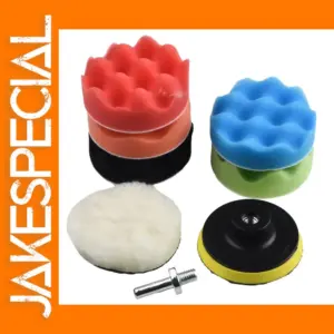 8 Piece 3 Inch Buffing Sponge Pad Set