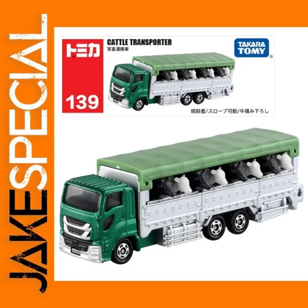 Tomica No.139 Cattle Transporter Diecast Truck