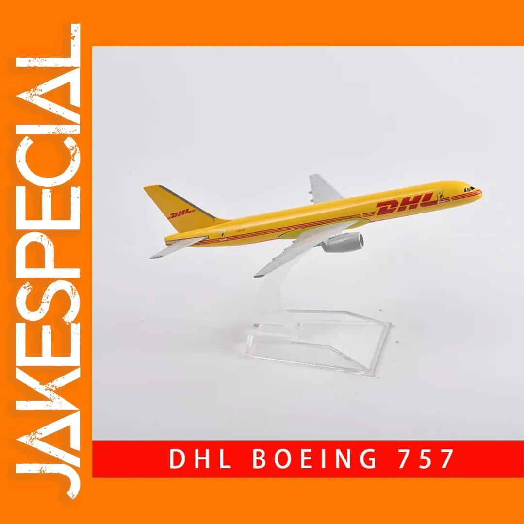 Boeing 757 DHL Cargo Aircraft Model 1:400 Scale 1 Boeing 757 DHL Cargo Aircraft Model 1:400 Scale