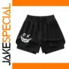Men's Quick-Dry Double-Layered Fitness Shorts