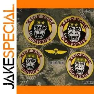 King Kong Taxi Driver Tactical Patch Embroidered Badge