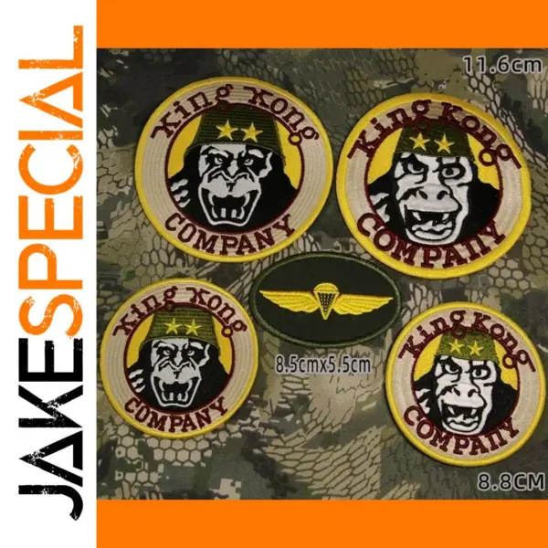 King Kong Taxi Driver Tactical Patch Embroidered Badge
