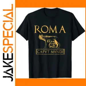 Roma Caput Mundi Ancient Rome T-Shirt for Men
